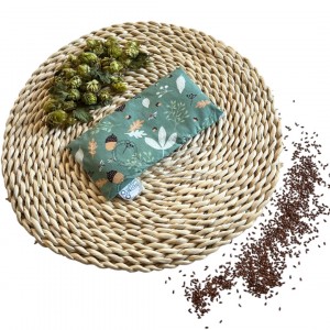 RELAXAČNÍ polštářek na OČI len &  chmel  - ŽALUDY