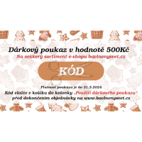DÁRKOVÝ POUKAZ v hodnotě 500Kč