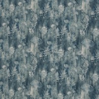 metráž - TEPLÁKOVINA - KMÍN na MODRÉM jeans š.150cm