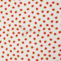 metráž - ÚPLET POINTELLE - JAHODY š.155cm