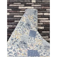 metráž - plátno PATCHWORK Linda MODRÝ š.240cm