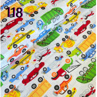metráž - plátno  AUTA barevná  š.140cm