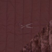 metráž - PROŠEV s KOŽÍŠKEM - VÍNOVÝ š.145cm