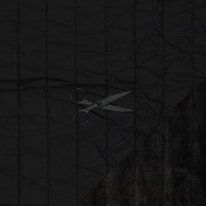 metráž - PROŠEV s KOŽÍŠKEM - ČERNÝ š.145cm metráž - PROŠEV s KOŽÍŠKEM - ČERNÝ š.145cm