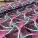 metráž - VISKÓZA - FRAKTÁLNÍ obrazce PURPUROVÉ  š.160cm