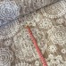 metráž - plátno MANDALA na HNĚDÉM š.240cm