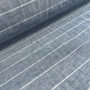 metráž - košilovina PRUH modrý JEANS š.240cm