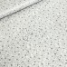 zbytkárna - plátno VÁNOČNÍ - HVĚZDY malé STŘÍBRNÉ  š.150cm 1,5 metru