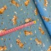 metráž - ÚPLET - ČUNÍK na PETROLEJOVÉM š.150cm metráž - ÚPLET - ČUNÍK na PETROLEJOVÉM š.150cm