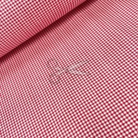 metráž - plátno KOSTIČKA červenobílá MALÁ  š.240cm metráž - plátno KOSTIČKA červenobílá MALÁ  š.240cm