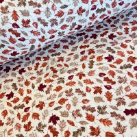 metráž - flanel - PODZIMNÍ listí š.240cm metráž - flanel - PODZIMNÍ listí š.240cm