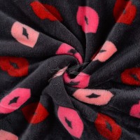 metráž - FLANEL FLEECE - RTY na ŠEDÉM