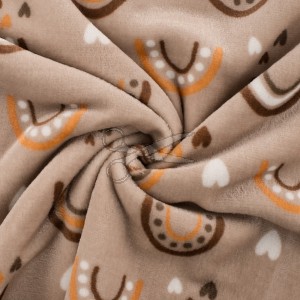 metráž - FLANEL FLEECE - DUHY a SRDÍČKA metráž - FLANEL FLEECE - DUHY a SRDÍČKA