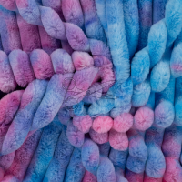 metráž - DEKORAČNÍ KOŽEŠINA pruhy - ČINČILA duhová metráž - DEKORAČNÍ KOŽEŠINA pruhy - ČINČILA duhová