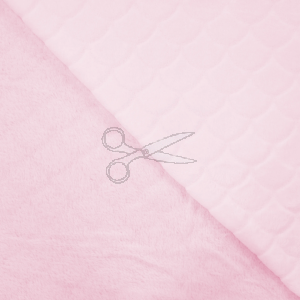 metráž - FLANEL FLEECE - ŠUPINY růžové metráž - FLANEL FLEECE - ŠUPINY růžové