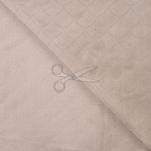 zbytkárna - FLANEL FLEECE - ŠUPINY kávové 0,4 metru