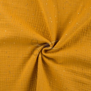 metráž - MUŠELÍN se TŘPYTKAMI - OKROVÝ