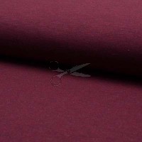 metráž - TEPLÁKOVINA počesaná - MELÍR vínový š.145cm