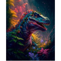 PANEL - kočárkovina č. 0156 DINOSAURUS