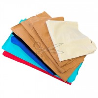 BALÍČEK metráže - TEPLÁKOVINA - ÚPLET prostřihy JEDNOBAREVNÉ  č.2