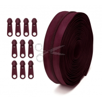 NEKONEČNÝ ZIP 4,5 m s 10 Jezdci - Vínový