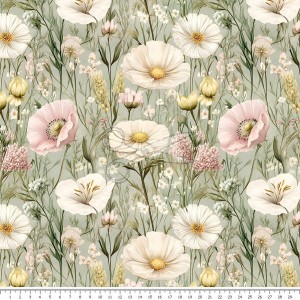 metráž - KOČÁRKOVINA - ROZKVETLÁ LOUKA