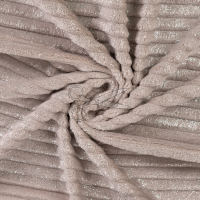 metráž - FLANEL se TŘPYTKAMI - pruhy HNĚDO BÉŽOVÉ