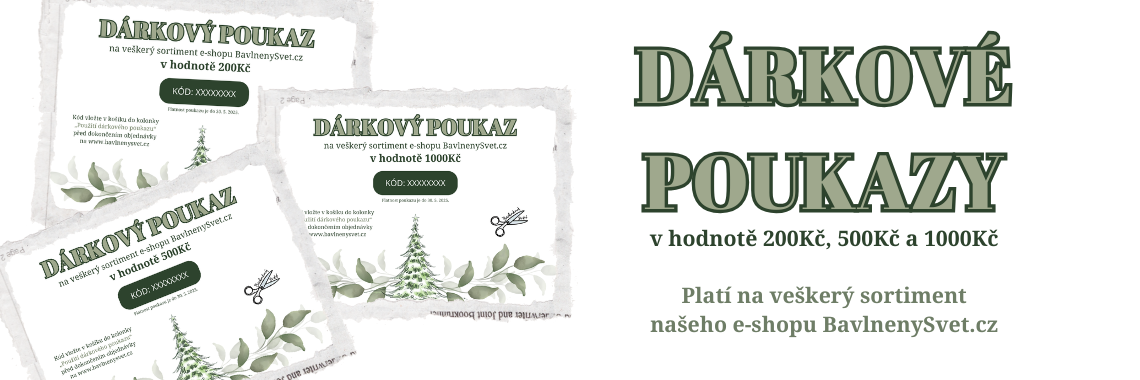dárkové poukazy