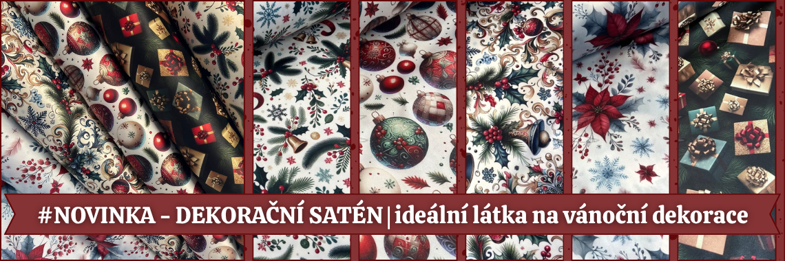 dekorační satén