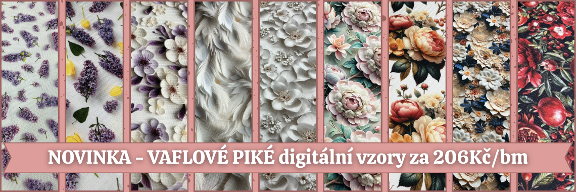 vaflové piké digitální vzory