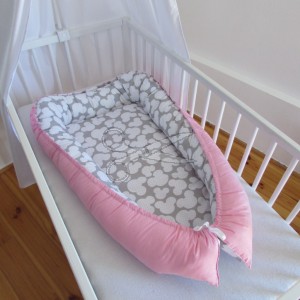 HNÍZDEČKO pro miminko - MICKEY růžový