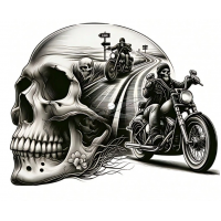 NAŽEHLOVAČKA 2ks - Lebka