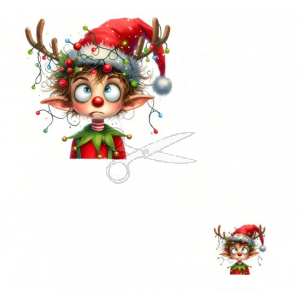 NAŽEHLOVAČKA 2ks - Vánoční skřítek NAŽEHLOVAČKA 2ks - Vánoční skřítek