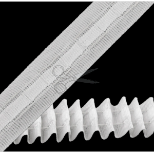 ZÁCLONOVÁ STUHA s pravidelným řasením 25mm